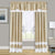 Oakestry, White Darcy Window Curtain Tie Up Shade, 58&#34; x 63&#34;