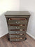 Oakestry Louis Philippe Chest, Antique Gray, One Size