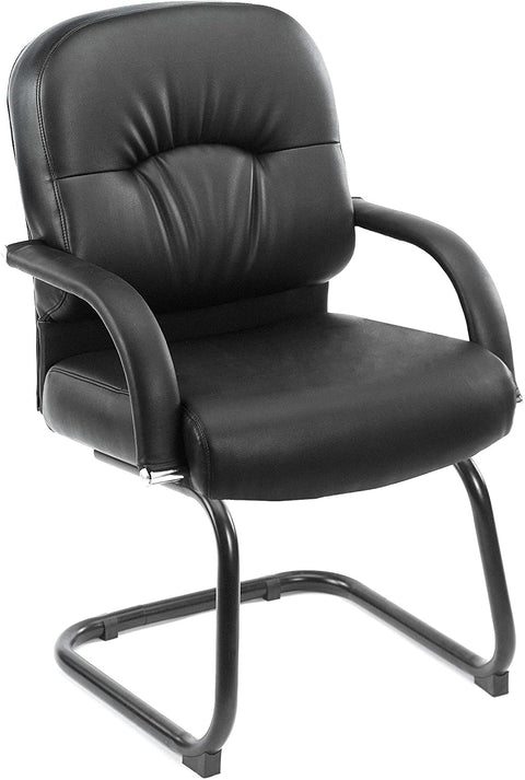 Oakestry Mid Back Caressoft Guest Chair in Black