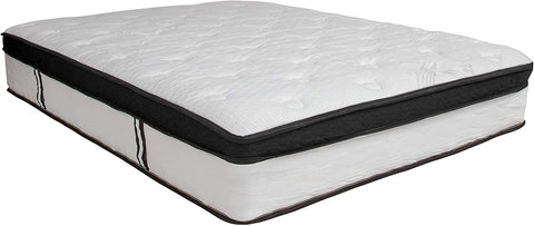 Oakestry Capri Comfortable Sleep 12 Inch CertiPUR-US Certified Memory Foam &amp; Pocket Spring Mattress, Full Mattress in a Box