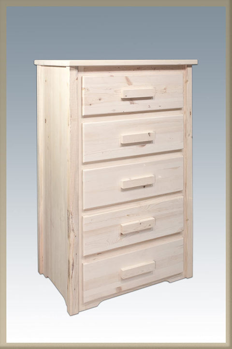 Oakestry Chest - 5 Drawer Unfinished - Homestead Collection