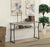 Oakestry X-Calibur Console Table, Faux Birch / Slate Gray Frame