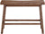 Oakestry Sonoma Saddle Bench, 24-Inch, Barnwood Wire-Brush, Model:75025