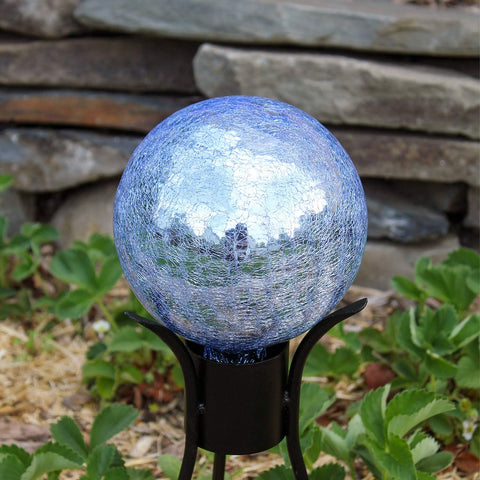 Oakestry G6-BLL-C, Blue Lapis 6-Inch Crackle Gazing Globe Ball, 6