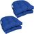 Oakestry Solid Twill U-Shaped Tufted Chair Cushions (Set of 4), 16&#34;, Royal Blue