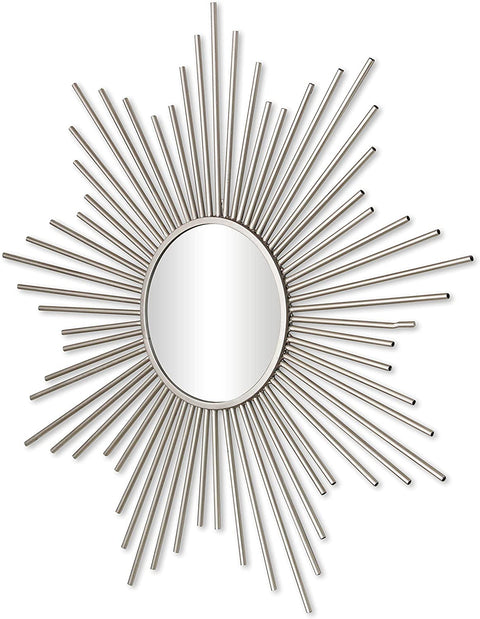 Oakestry FP-4318 Metal Sunburst Silver Mirror