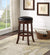 Oakestry Backless Bar Stool, 29-Inch, 1-Pack, Cappuccino