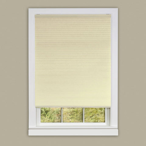 Oakestry Honeycomb Pleated Cordless Window Shade, 36 by 64-Inch, Alabaster (CSCO36AL06)