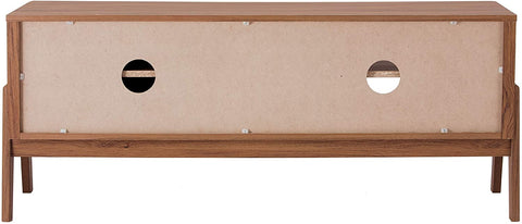Oakestry Heaton 48&#34; Low TV Stand - Brown/Walnut (Pack of 1)
