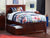 Oakestry Madison Platform Matching Foot Board and 2 Urban Bed Drawers, Twin XL, Walnut