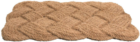 Oakestry Natural Jute Rug, Admiral, 18-Inch by 30-Inch