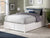 Oakestry Richmond Platform Bed with 2 Urban Bed Drawers, Full, White