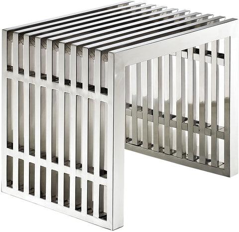 Oakestry Large Gridiron Stainless Steel Bench