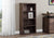 Oakestry Bookcase - Sturdy Etagere with 3 Adjustable Book Shelves - 48̢‰âÂåH (Brown)