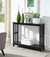 Oakestry Mission Console Table with Shelf, Black