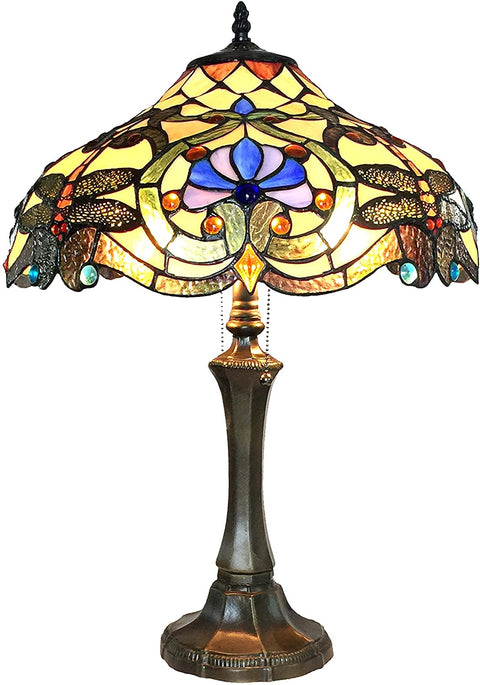 Oakestry CH15715AV17-TL2 Amberwing Table Lamp, One Size, Multicolor