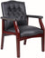 Oakestry Ivy League Executive Guest Chair, Black
