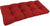 Oakestry Twill Square Tufted Loveseat Cushion, 42&#34; x 19&#34;, Ruby Red