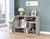 Oakestry Oakestry Contemporary Grey Driftwood Convertible Bookcase TV Stand