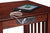 Oakestry Mission Printer Stand with Charging Station, Walnut