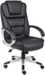 Oakestry High Back No Tools Required LeatherPlus Chair in Black