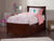 Oakestry Metro Platform Bed with 2 Urban Bed Drawers, Twin XL, Walnut
