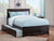 Oakestry Platform Bed with Matching Footboard and Twin Size Urban Trundle, Full, Espresso