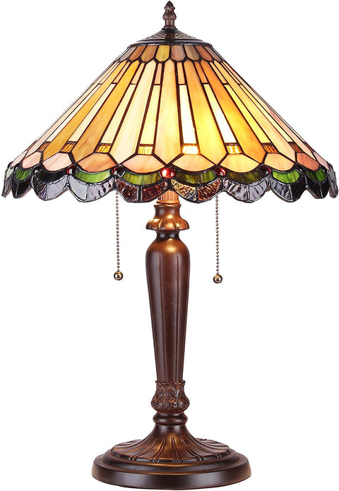 Oakestry CH35883GG16-TL2 Inez Table Lamp, One Size, Multi
