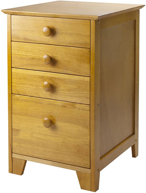 Oakestry Honey Pine Filing Cabinet - Extra Storage Drawers