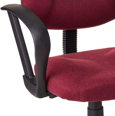 Oakestry Ergonomic Works Drafting Chair with Loop Arms in Burgundy