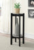 Oakestry Newport Deluxe Plant Stand, Faux Cement / Black