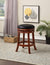 Oakestry Backless Counter Height Stool, 24-Inch, Cherry