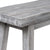 Oakestry Sonoma Bench, Storm Gray Wire-Brush