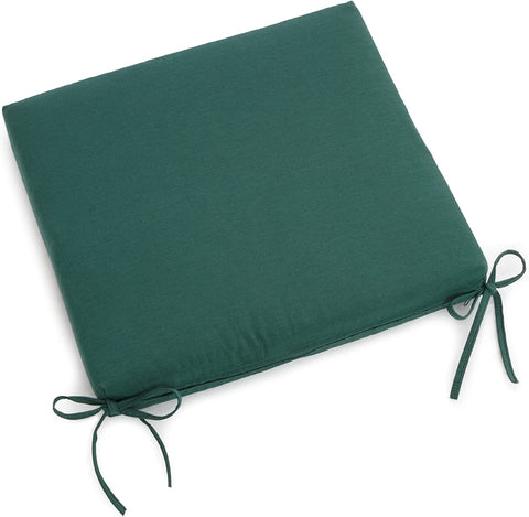 Oakestry Twill 19-Inch by 20-Inch by 3-1/2-Inch Zippered Cushions, Forest Green, Set of 4