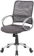 Oakestry Mesh Back Task Chair with Pewter Finish in Charcoal Grey