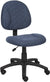 Oakestry Perfect Posture Delux Fabric Task Chair without Arms in Blue
