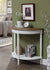 Oakestry French Country Entryway Table, Driftwood Top / White Frame