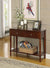 Oakestry French Country Two Drawer Hall Table, Espresso