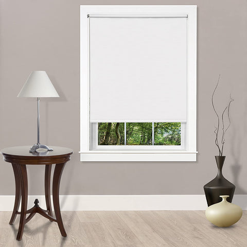 Oakestry Cords Free Tear Down Light Filtering Window Shade, 37&#34; x 72&#34;, White