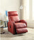 Oakestry Ricardo Recliner with Power Lift, Red PU