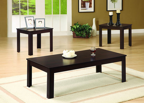 Oakestry 3-piece Occasional Table Set Cappuccino