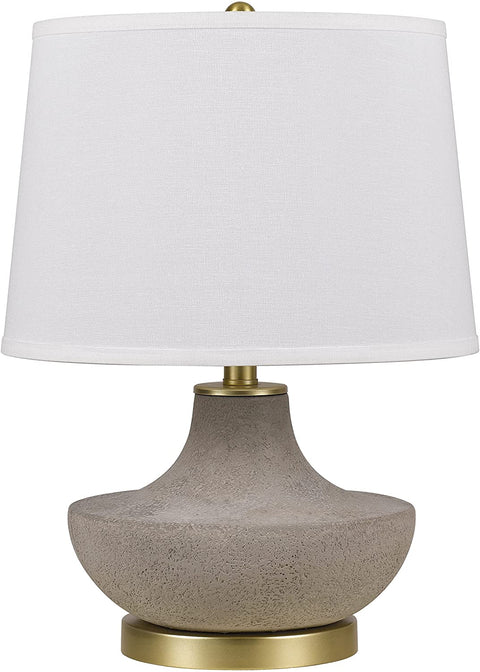 Oakestry BO-2937TB Transitional One Light Table Lamp from Almelo Collection in Gold, Champ, Gld Leaf Finish, 14.00 inches
