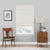 Oakestry Achim Home Imports Cordless Blackout Window Roman Shade, 27&#34; x 64&#34;, Ivory