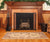 Oakestry Harlequin Flat Fireplace Screen, 44 x 33-in