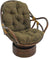 Oakestry Patterned Jacquard Chenille Swivel Rocker Chair Cushion, 48&#34; x 24&#34;, Kaleidoscope