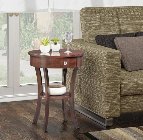 Oakestry Classic Accents Schaffer End Table, Espresso