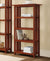 Oakestry Mission 48&#34; H Bookcase with 4 Shelves, Cherry