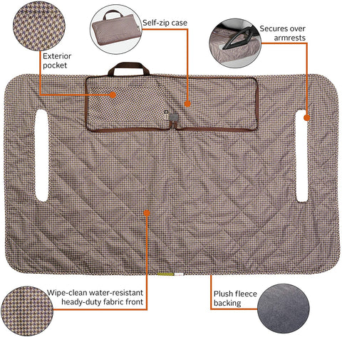 Oakestry Fairway Golf Cart Seat Blanket/Cover