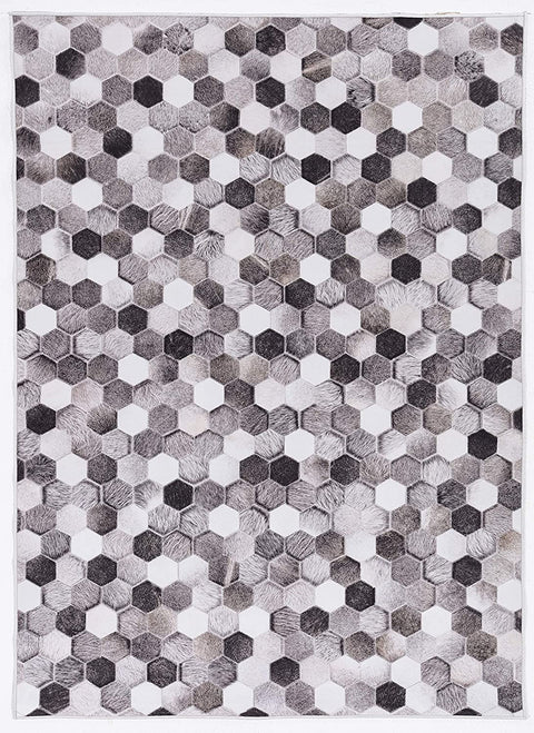 Oakestry Laredo Montez Woven Polyester 5&#39;x7&#39; Rug in Gray