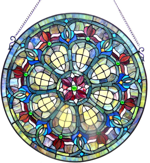 Oakestry Glass Window Panel, One Size, Multicolor